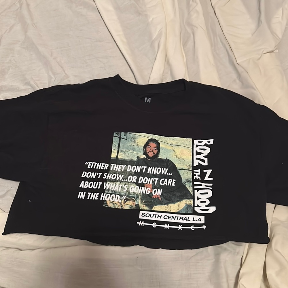 black boys n the hood crop top